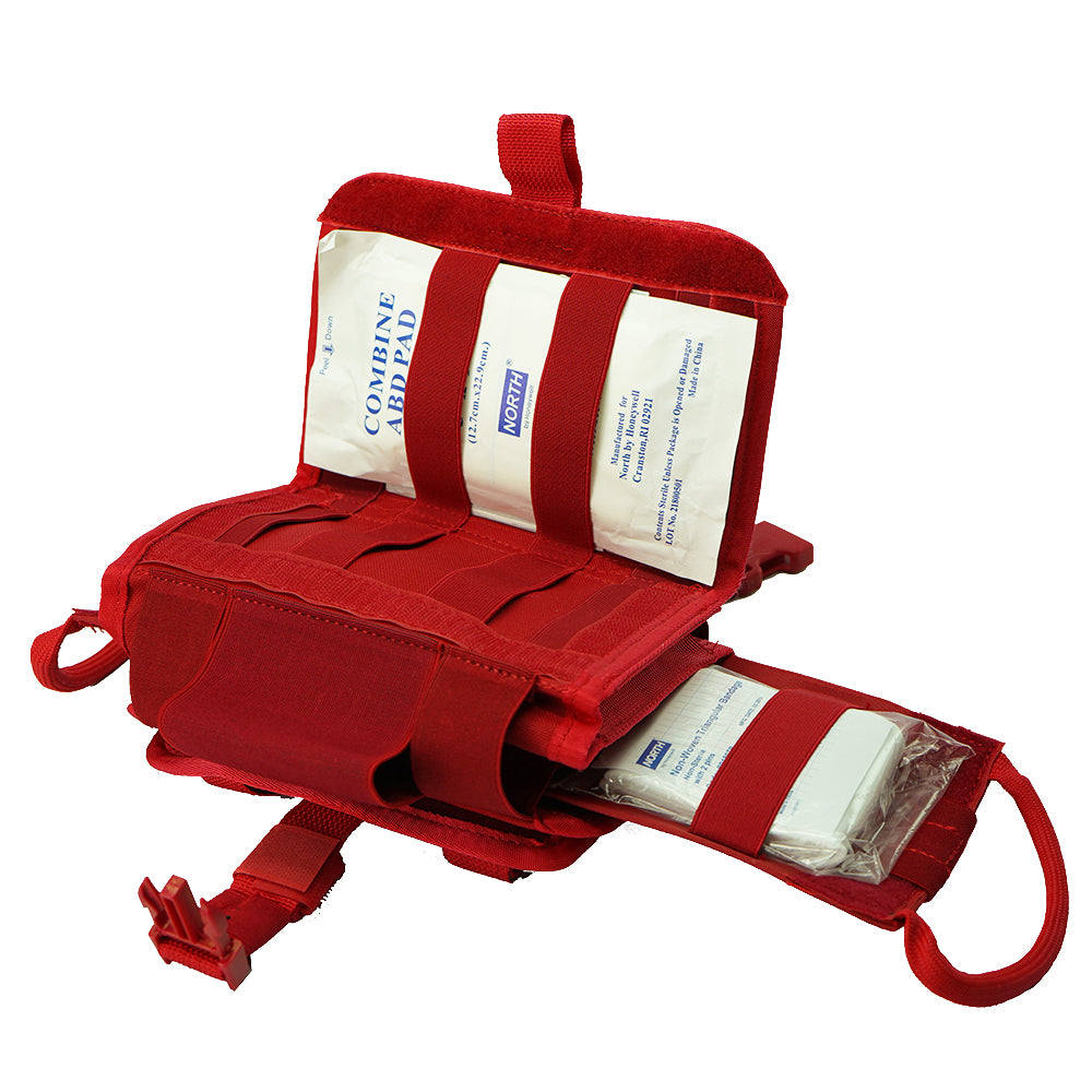MOLLE GFAK Medical EMT Pouch - Red
