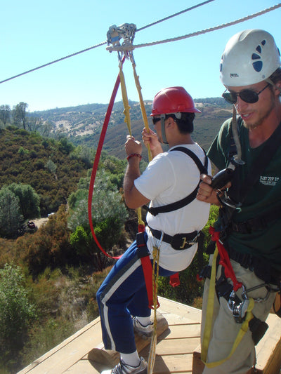 Zip Line Tether or Lanyard Guide