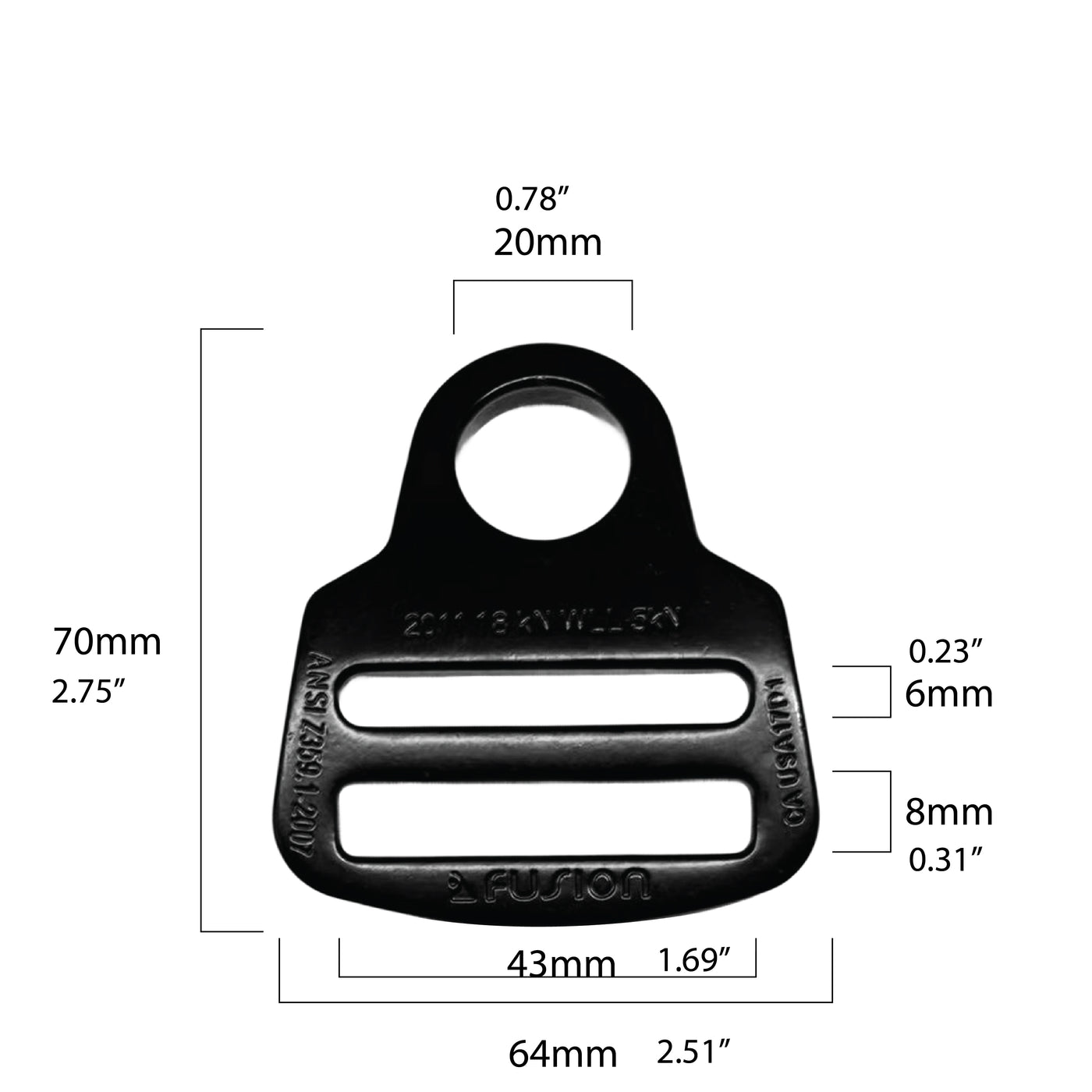 Steel Connector – Dual Slot