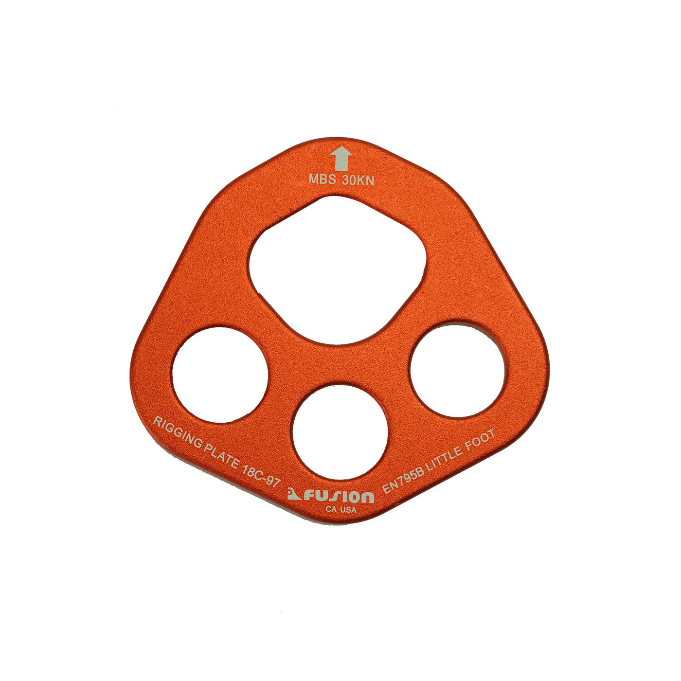 Little Foot Aluminum 4 Hole Rigging Anchor Plate