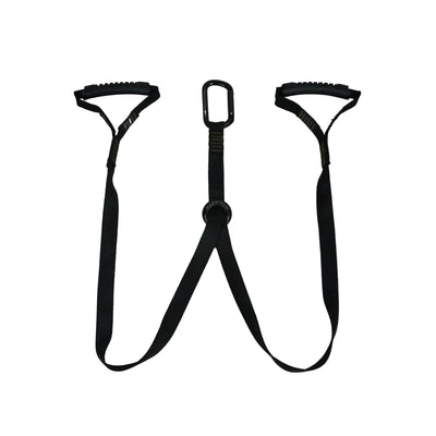 36" Adjustable Stretch Lanyard – Carabiner Attachment with Rubberized Handle