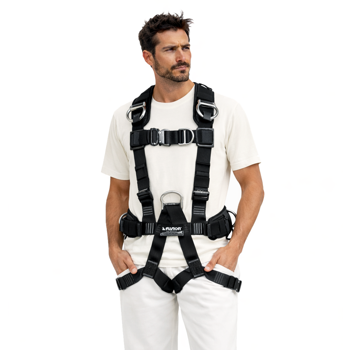 TAC-SCAPE-H Full Body Harness - Black | Fusion Climb