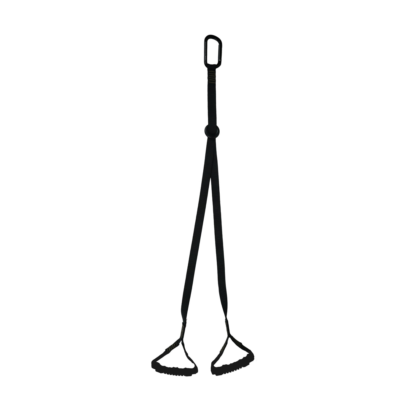 36" Adjustable Stretch Lanyard – Carabiner Attachment with Rubberized Handle