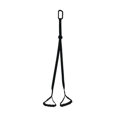 36" Adjustable Stretch Lanyard – Carabiner Attachment with Rubberized Handle