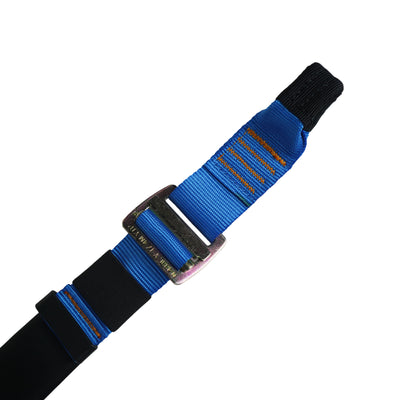 19 inch zipline tether lanyard with girth hitch loop and MIL-SPEC webbing