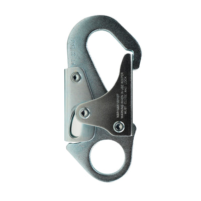 Snap Hook - Maxi-2 Steel with Key Nose Carabiners Silver finish