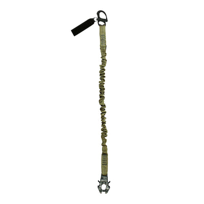 Helo Retention Lanyard with Kong Frog Cable and Plunger Pin Shackle CYB