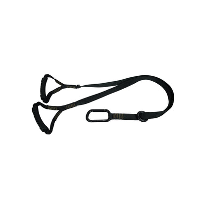 36" Adjustable Stretch Lanyard – Carabiner Attachment with Rubberized Handle