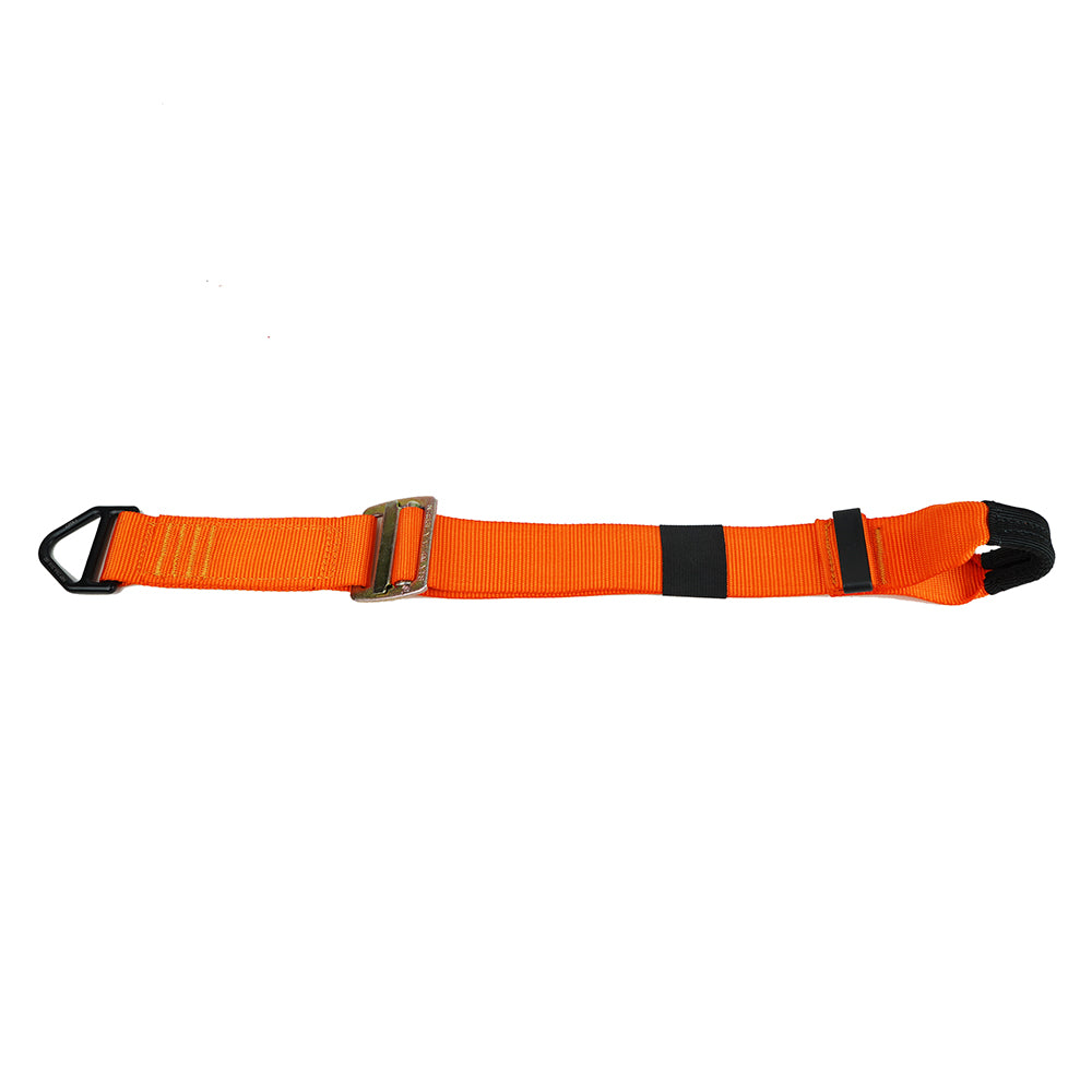 24" Nylon Quick Adjustable Lanyard w/ Triangle D-Ring - Orange