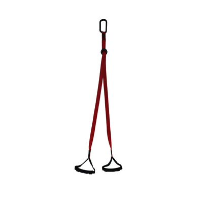 36" Adjustable Stretch Lanyard – Carabiner Attachment with Rubberized Handle