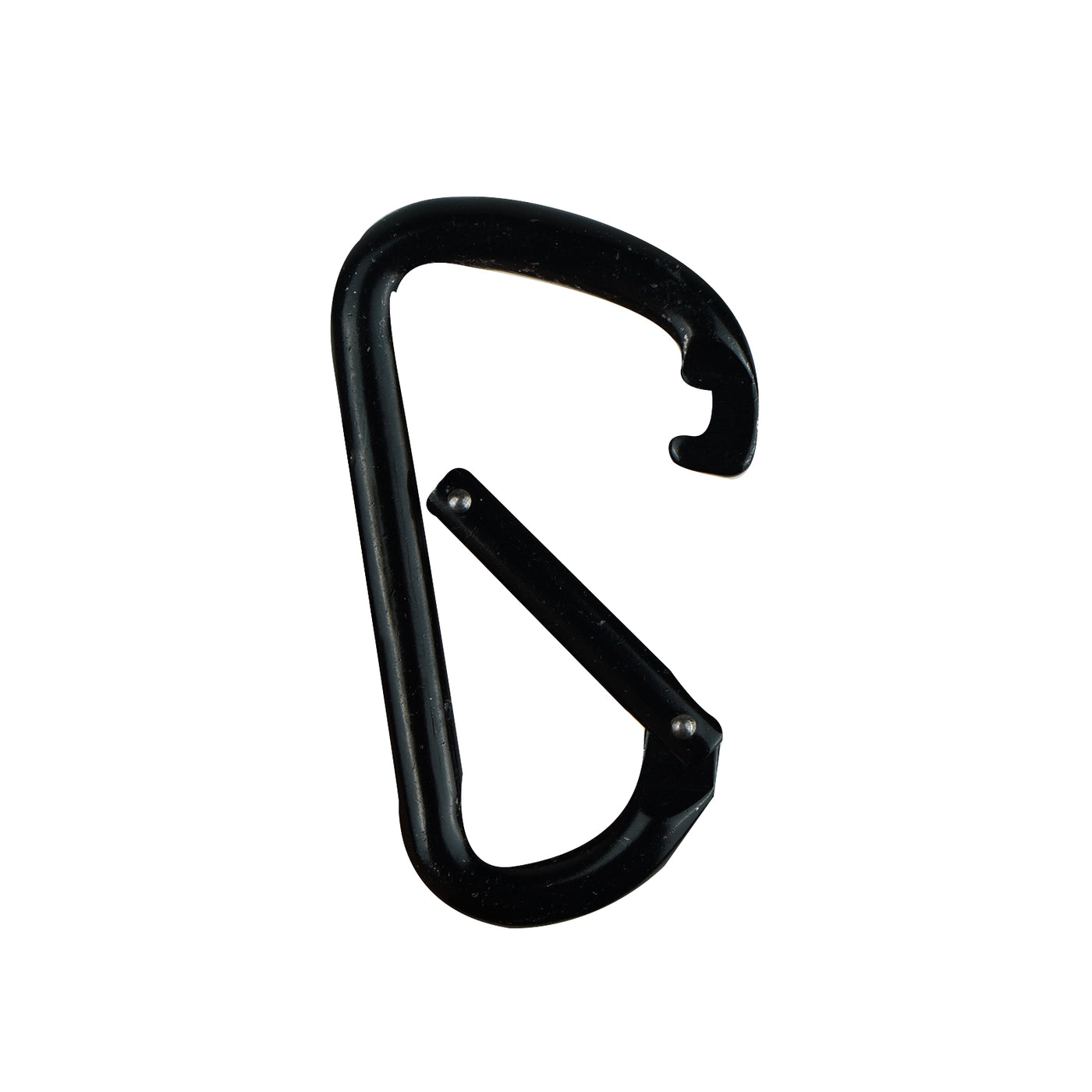 Novelty D-Shaped Carabiner - Black