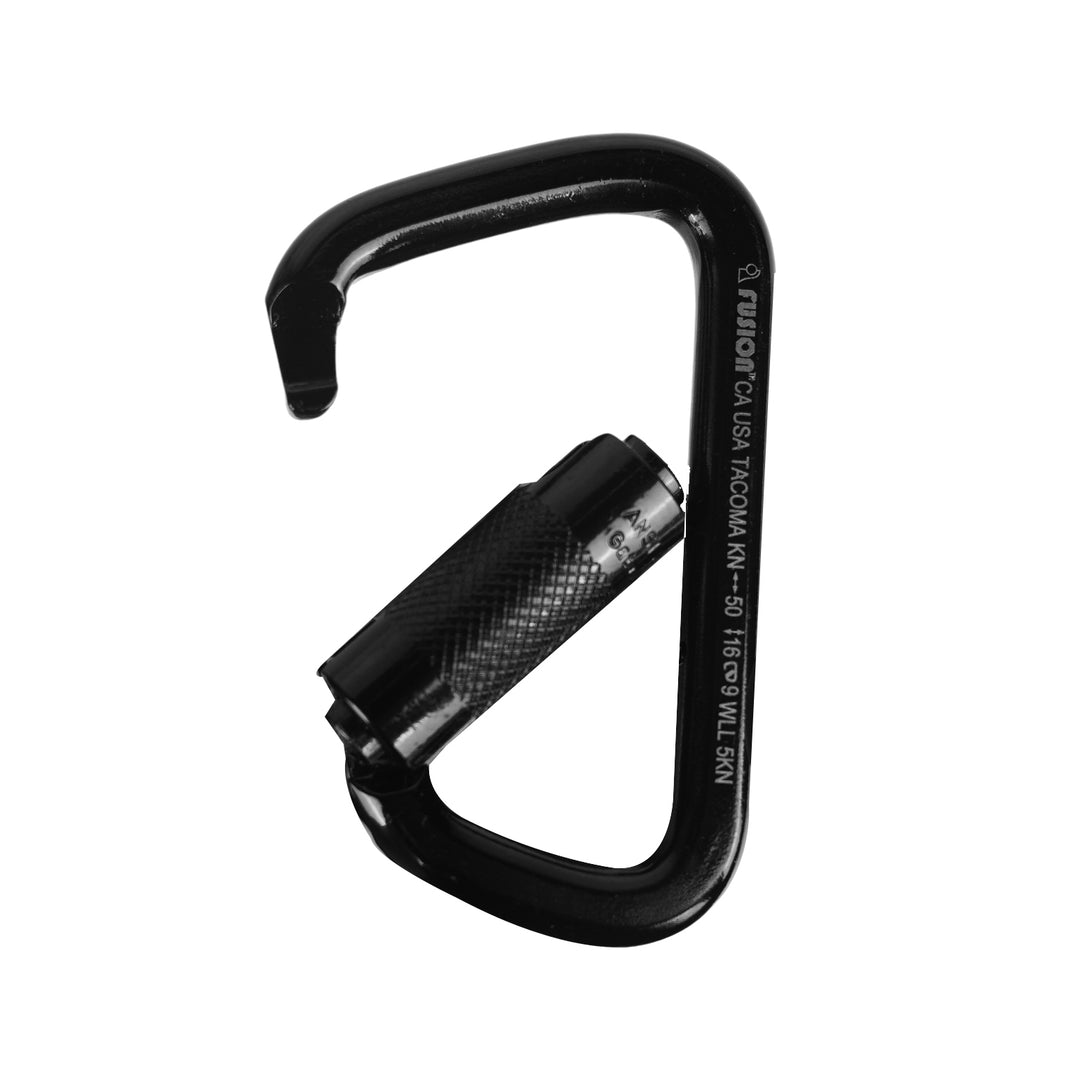 Tacoma Steel 50KN Auto Lock Carabiner – Gold Clip for Climbing