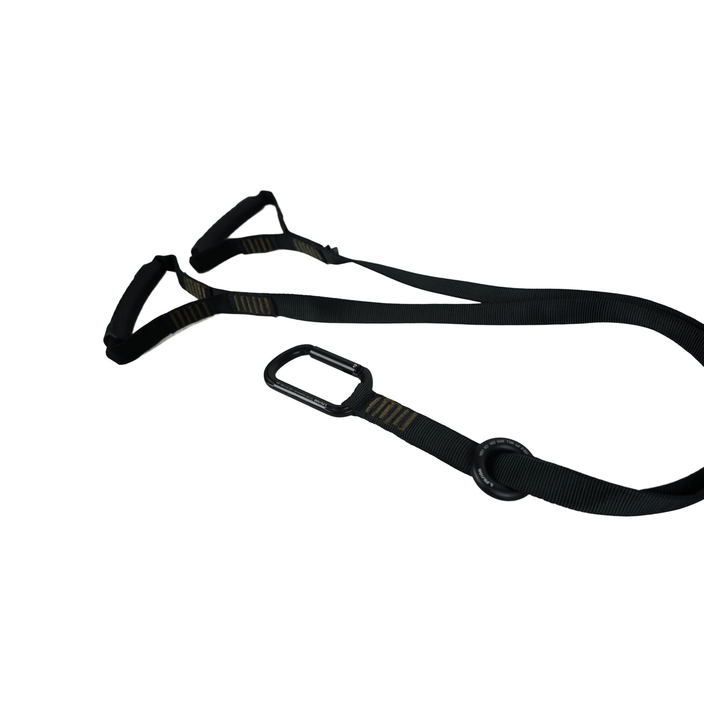 36" Adjustable Stretch Lanyard – Carabiner Attachment with Rubberized Handle
