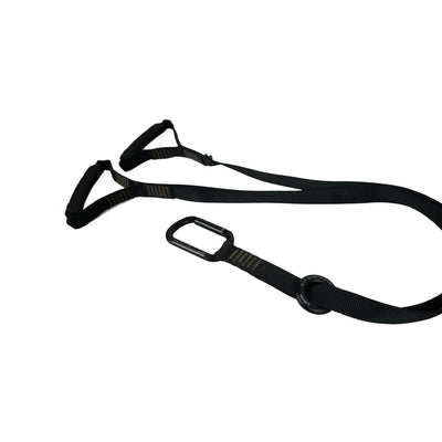 36" Adjustable Stretch Lanyard – Carabiner Attachment with Rubberized Handle