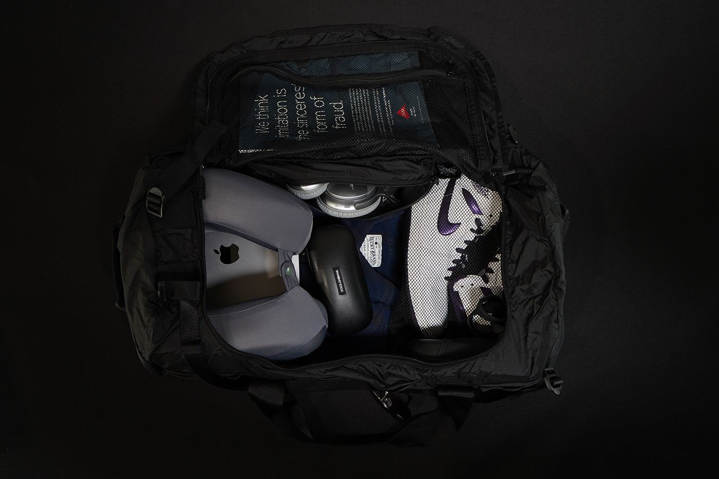 Torino outdoor gear bag with aluminum buckles and ripstop nylon