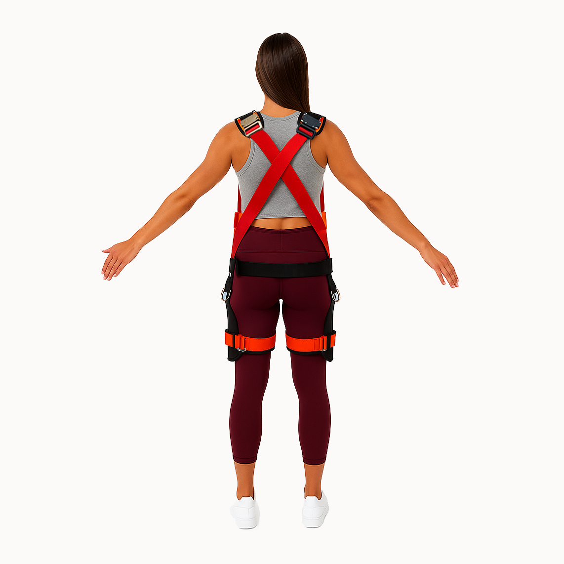 Fusion Super Ripper Headfirst Prone Zipline Harness Combo Kit –Superman style for Aerial Adventure park, horizontal flight, outdoor flying