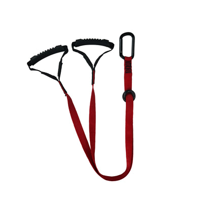 36" Adjustable Stretch Lanyard – Carabiner Attachment with Rubberized Handle