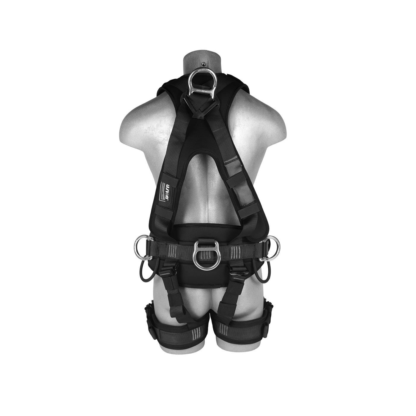TAC-SCAPE-H Full Body Harness – Black with Presto Buckles & EVA Padding for Tactical Rescue