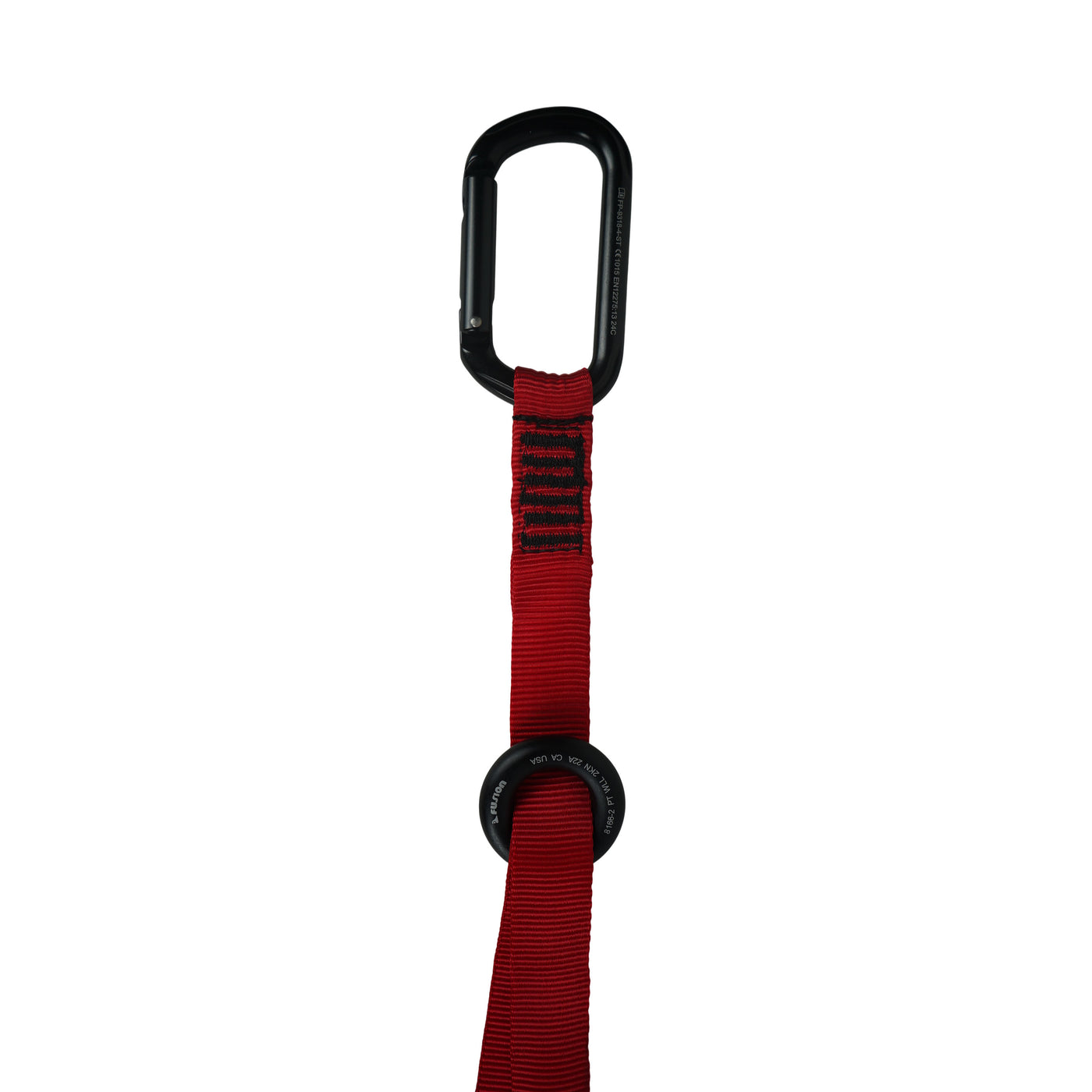 36" Adjustable Stretch Lanyard – Carabiner Attachment with Rubberized Handle