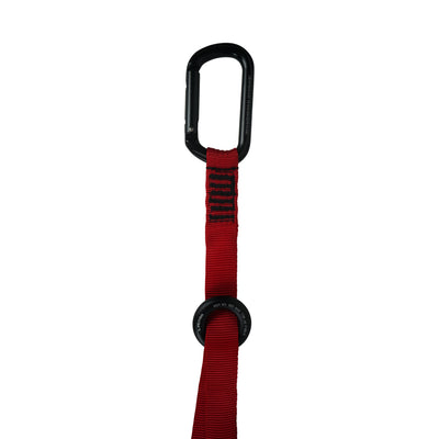 36" Adjustable Stretch Lanyard – Carabiner Attachment with Rubberized Handle
