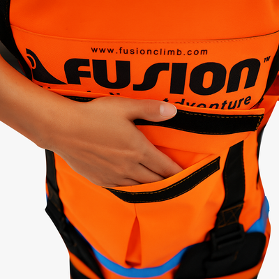 Fusion Super Ripper Headfirst Prone Zipline Harness Combo Kit –Superman style for Aerial Adventure park, horizontal flight, outdoor flying