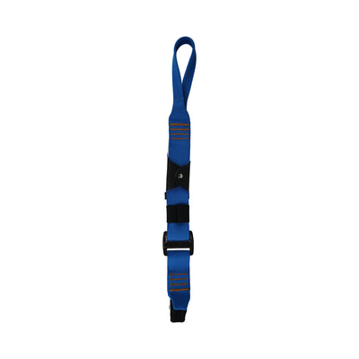 Fusion aerial challenge course lanyard with adjustable loop
