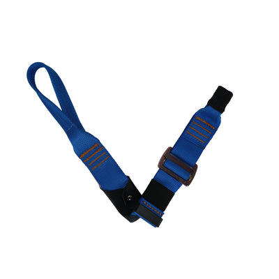 CE EN certified zip line safety lanyard 1.75" nylon webbing