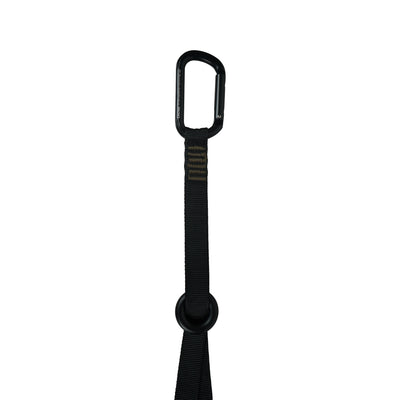 36" Adjustable Stretch Lanyard – Carabiner Attachment with Rubberized Handle