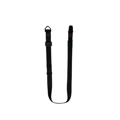 Adjustable anchor strap with triangle D-ring and gear loop – 1.75" nylon MIL-SPEC lanyard