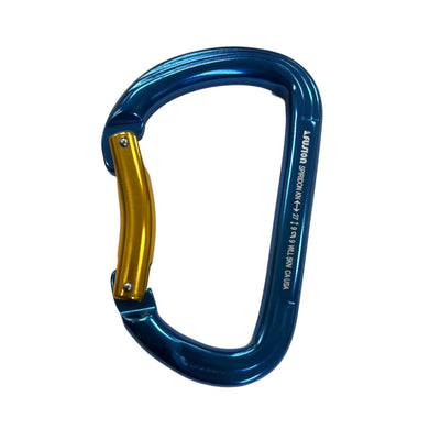 Spiridon Aluminum - Bend Gate Carabiner - Blue