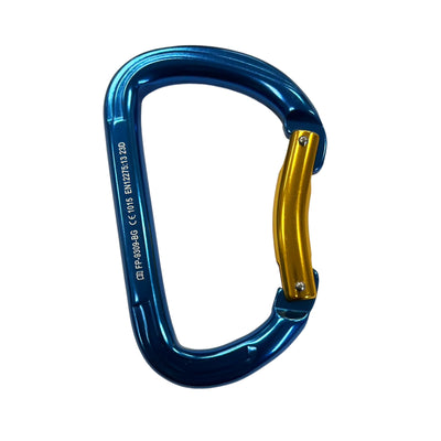 Spiridon Aluminum - Bend Gate Carabiner - Blue