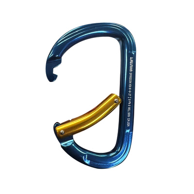 Spiridon Aluminum - Bend Gate Carabiner - Blue