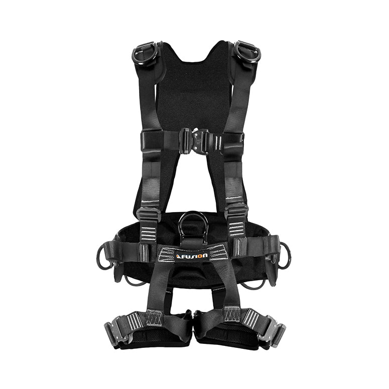 TAC-SCAPE-H Full Body Harness - Black | Fusion Climb