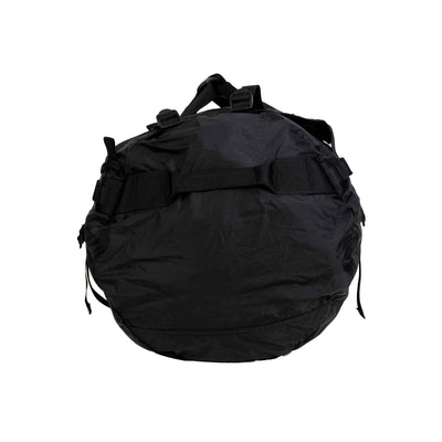 convertible black duffle backpack for travel and climbing