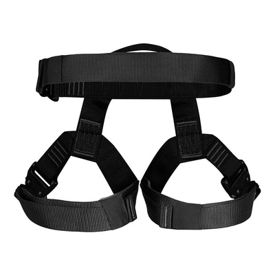 Miraj Black Half Body Climbing Harness – Adjustable 5000lb Quick Release Harness for Rock, Gym & Rescue