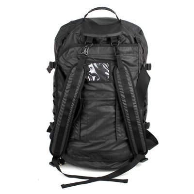 tactical duffle bag with backpack straps and MOLLE panel