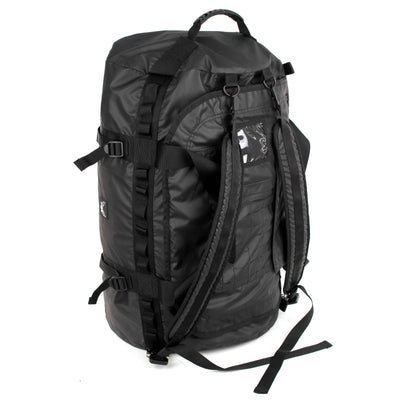 tactical duffle bag with backpack straps and MOLLE panel