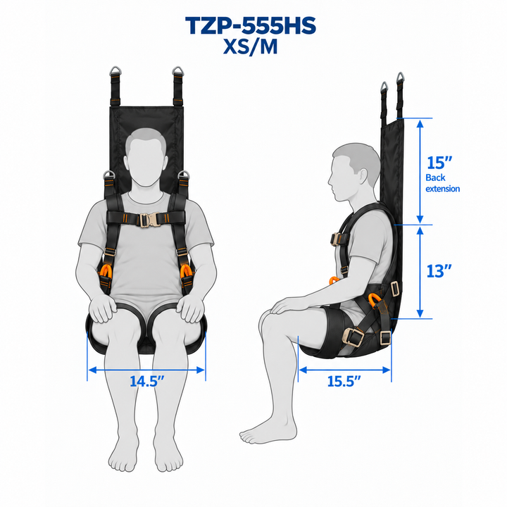 Roar Ziplining Seat Style Harness W/ Head Support | Fusion Climb