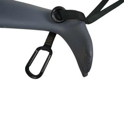 36" Adjustable Stretch Lanyard – Carabiner Attachment with Rubberized Handle