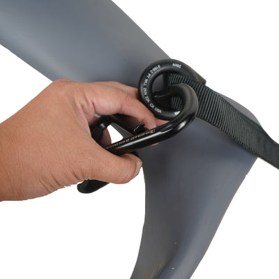 36" Adjustable Stretch Lanyard – Carabiner Attachment with Rubberized Handle