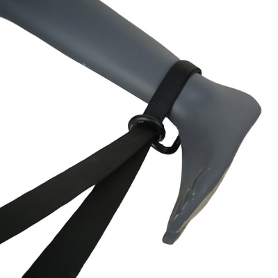36" Adjustable Stretch Lanyard – Carabiner Attachment with Rubberized Handle