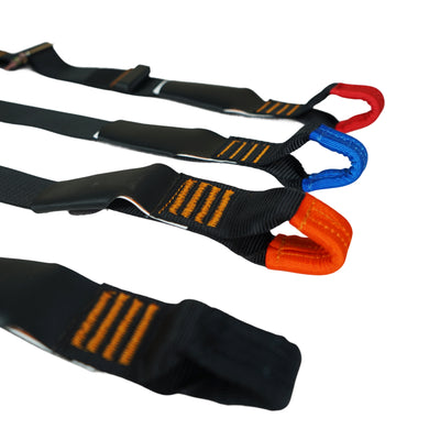 Zip Line Tether Adjustable Lanyard Triangle D-Ring