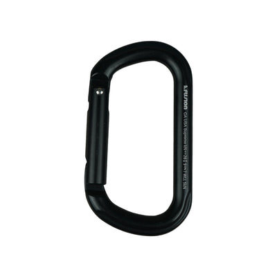 Supreme Oval-Shaped - Straight Gate Carabiner - Black