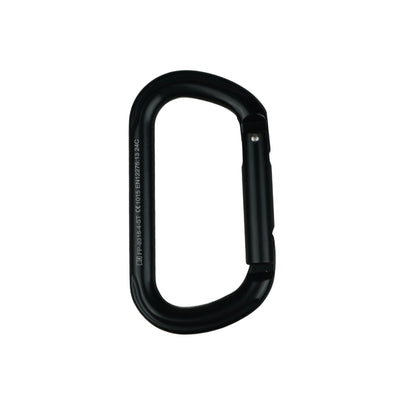 Supreme Oval-Shaped - Straight Gate Carabiner - Black