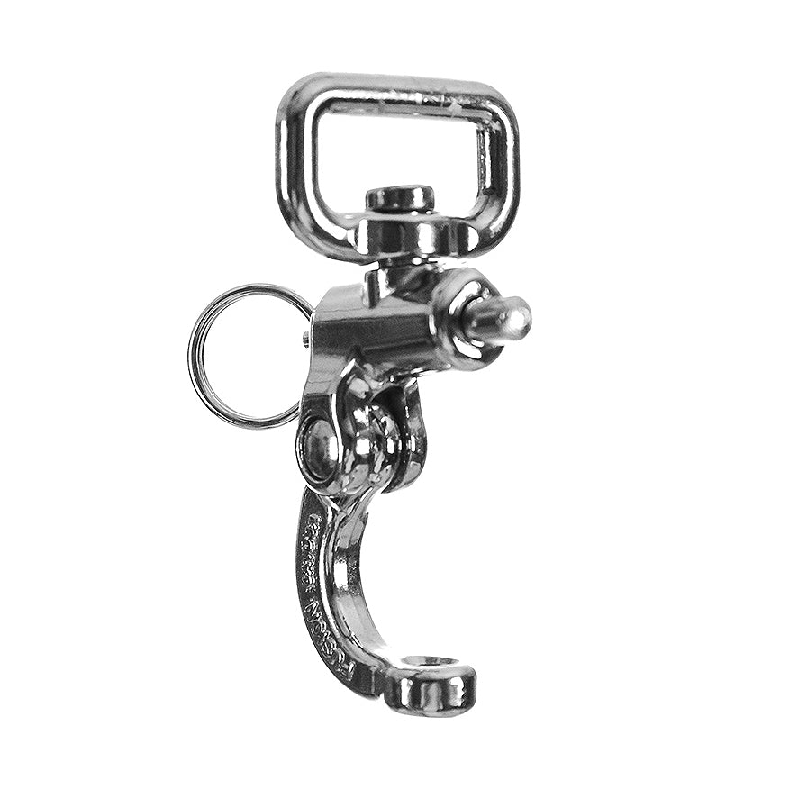 Quick Release Swivel Snap Shackle - Silver