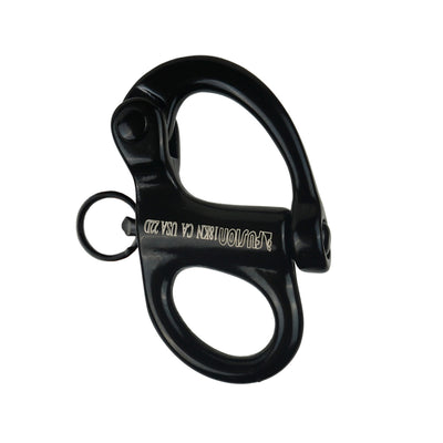 2" Snap Shackle With Fixed Eye - Black