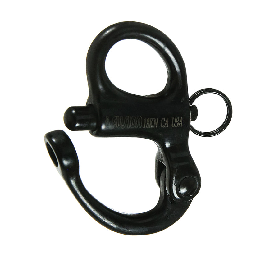 Quick Release High Strength Snap Shackle 18KN Pull-Lock, Black