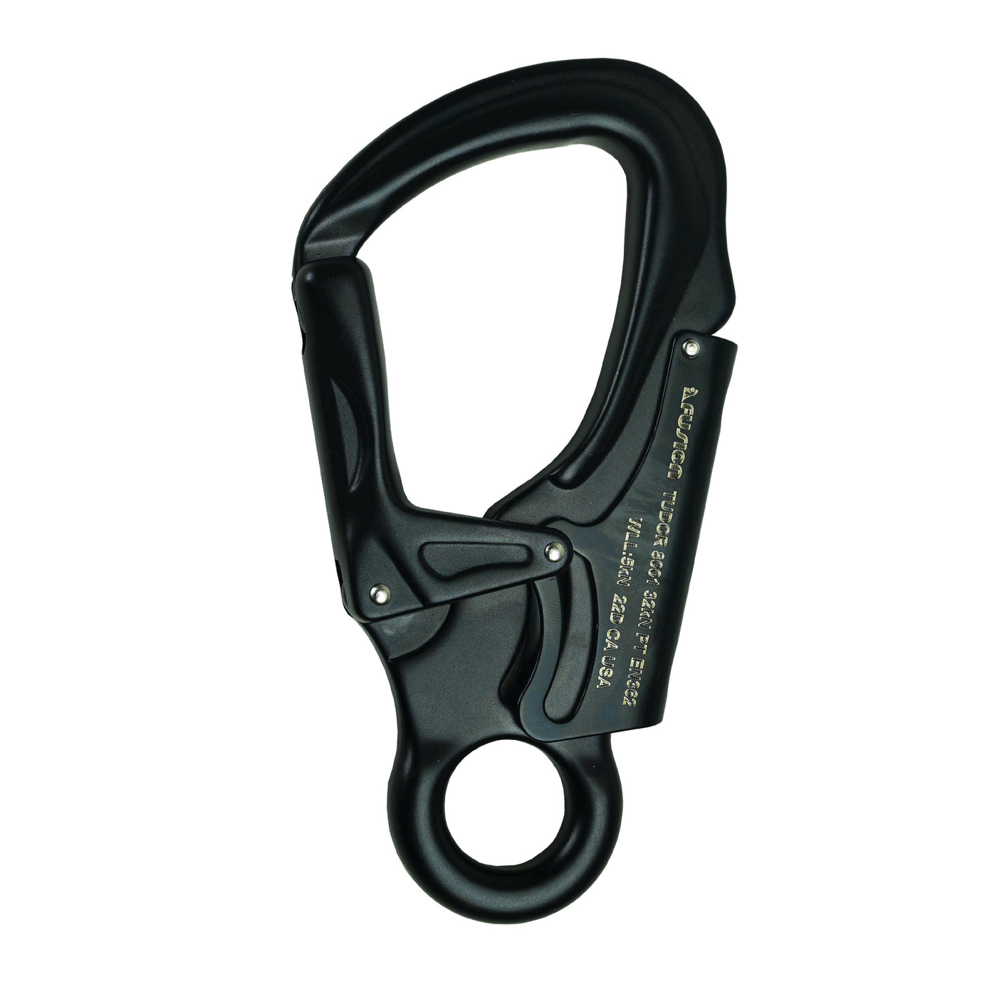 Tudor Aluminum Snap Hook Carabiner - Black