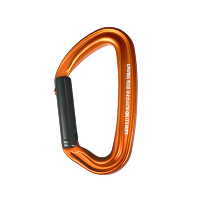Vapor 5 Straight Gate Aluminum Carabiner - Orange