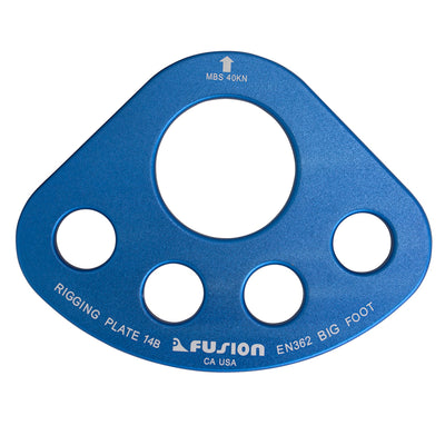 Big Foot Aluminum Large 5 Hole Rigging Anchor Plate Descender
